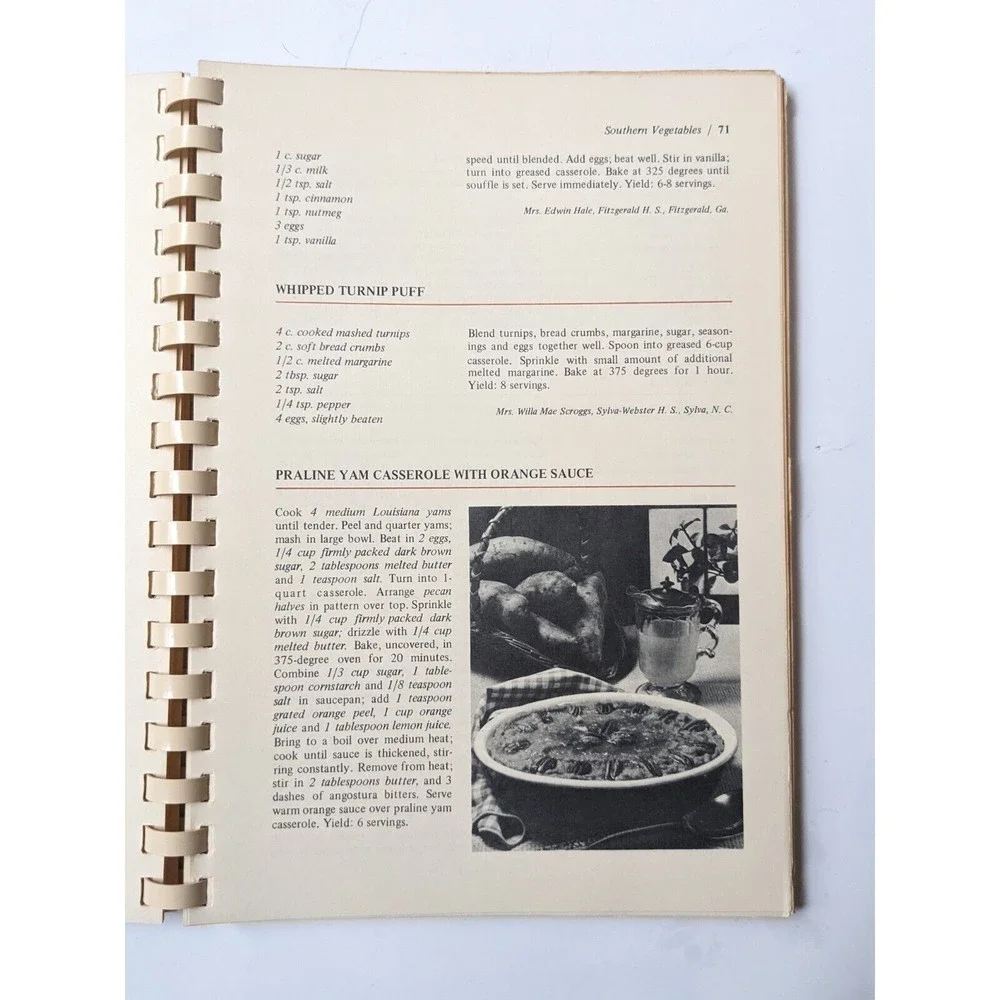 Vintage 1971 Americana Cookery Favorite Recipes Home Economics Teachers Cookbook